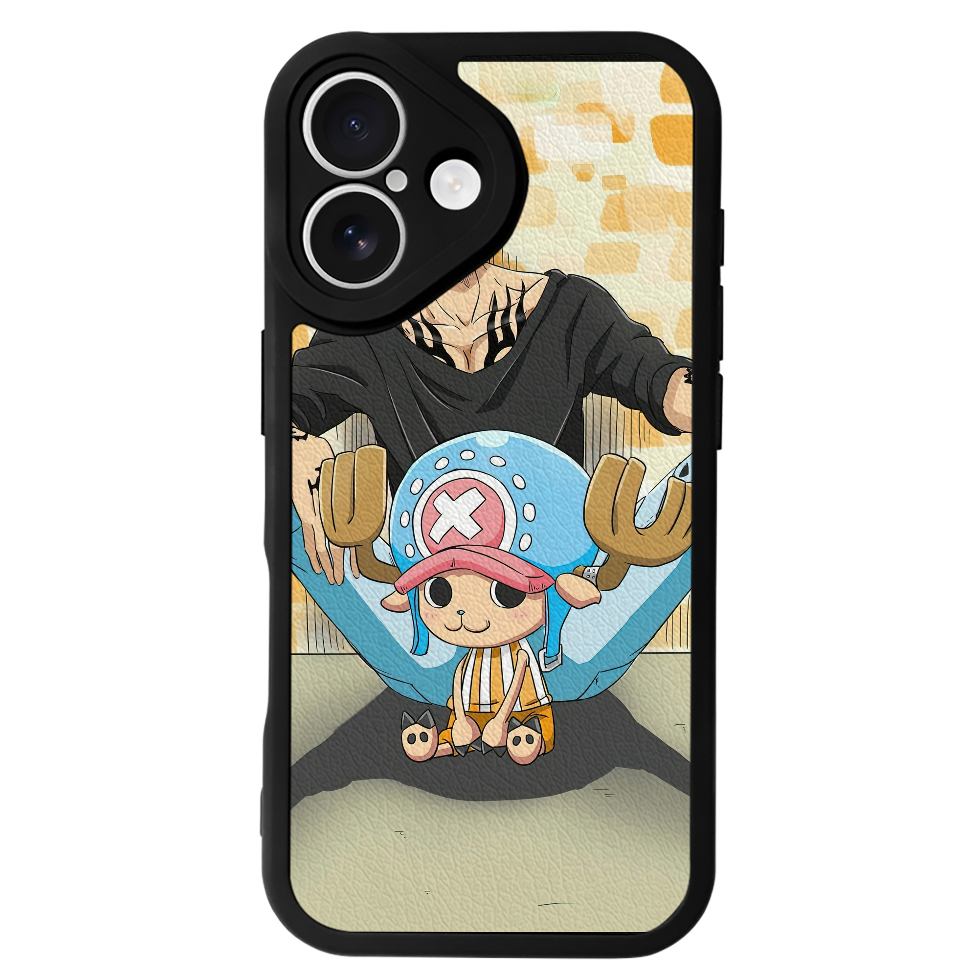 （画像用） ワンピース ONE PIECE 【iPhone 16シリーズ対応】シリコンスマホケース（レザー調） 材質：シリコン